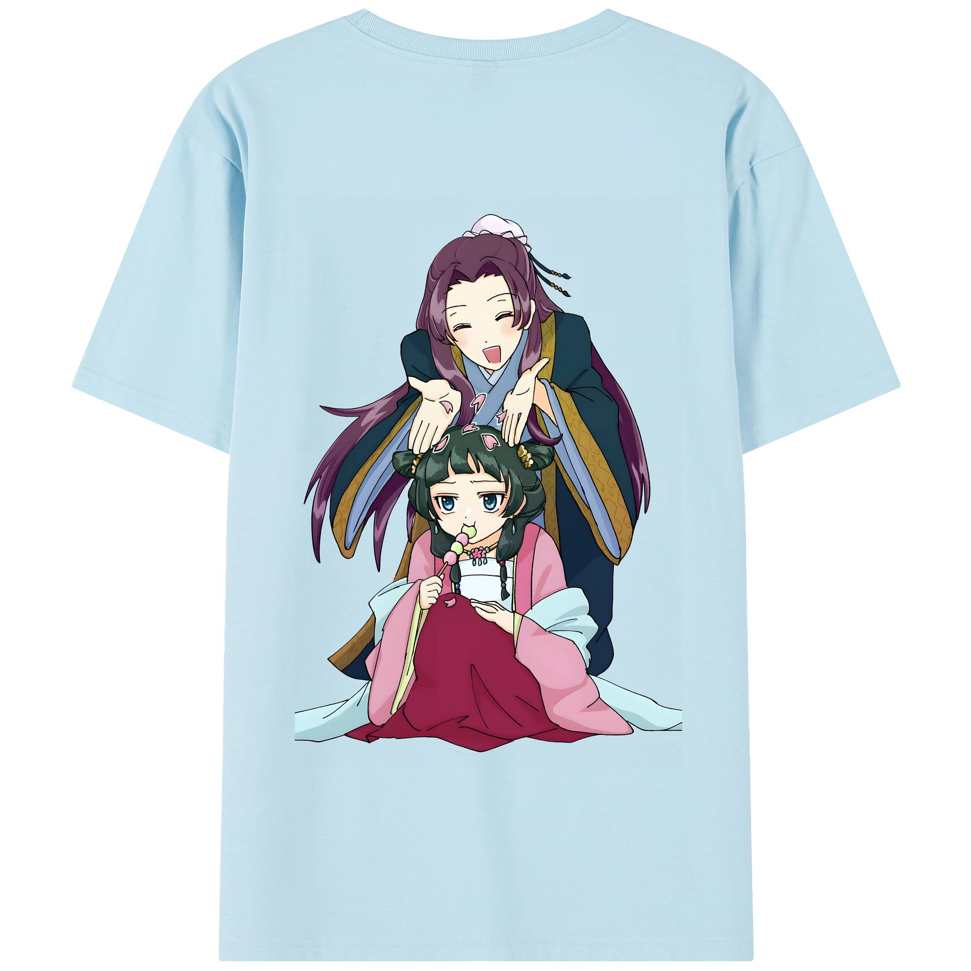 （画像用） 薬屋のひとりごと The Apothecary Diaries 綿100％半袖Tシャツ（背面プリント）